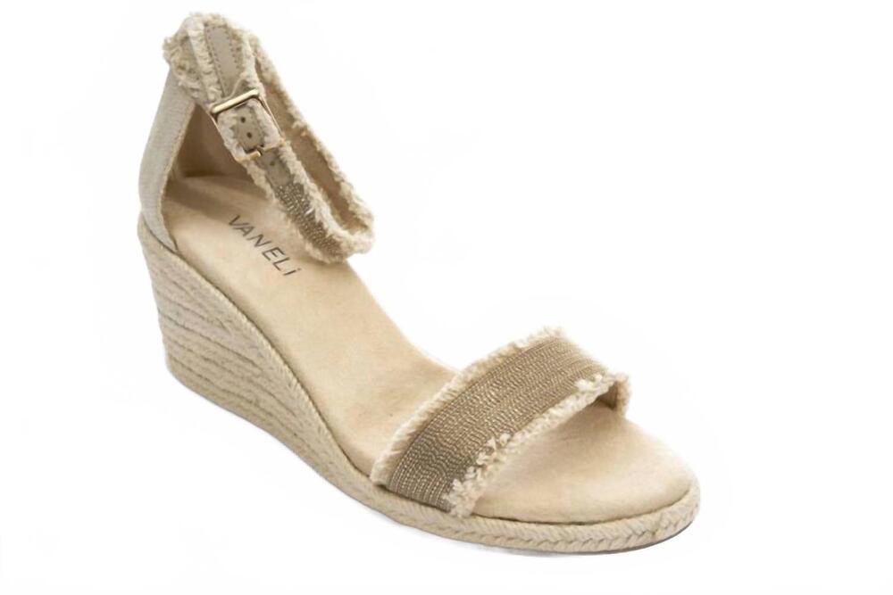 NEW VANELI women’s layry sandal in natural canvas